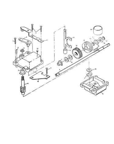 Gearcase assembly - 702510