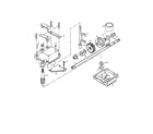 Poulan PP752PHJA gearcase assembly 702510 diagram