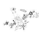 Poulan PP752PHKA wheels/tires/belt diagram