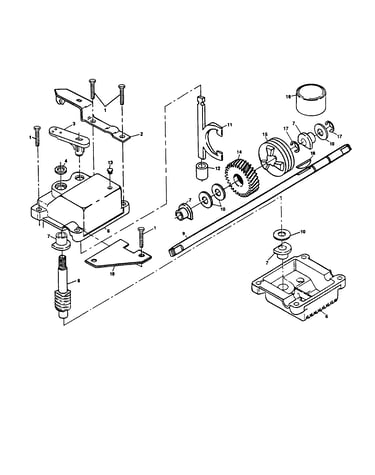 Gearcase assembly 702510