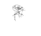 Craftsman 247270200 transaxle bracket/shift lever diagram