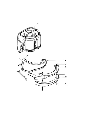 Grass bag/chute