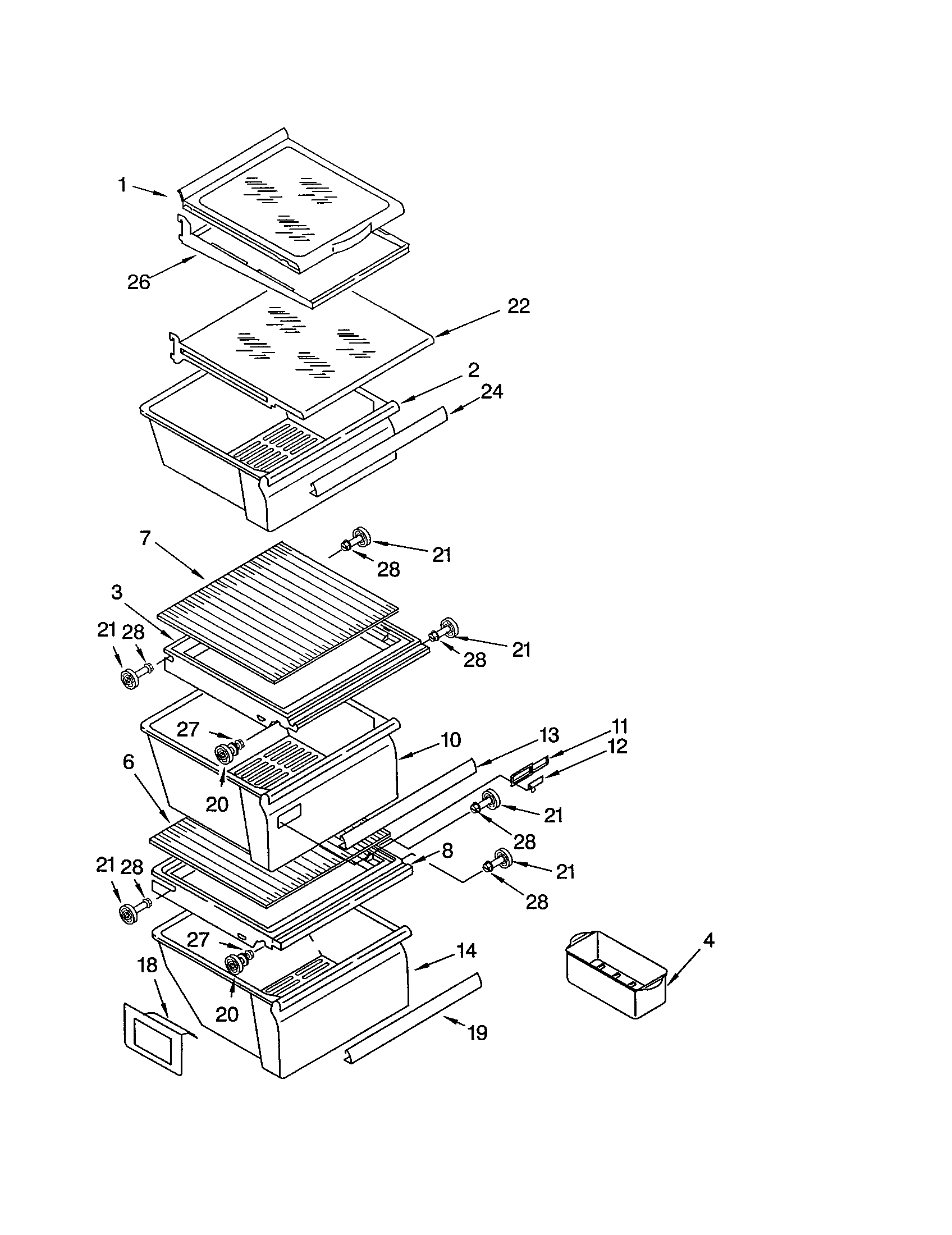 REFRIGERATOR SHELF