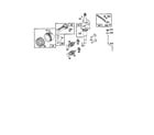 Briggs & Stratton 124800 TO 124899 (0508-0560, 0610) crankshaft/piston diagram