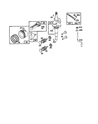 Crankshaft/piston