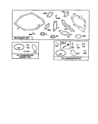 Gasket sets