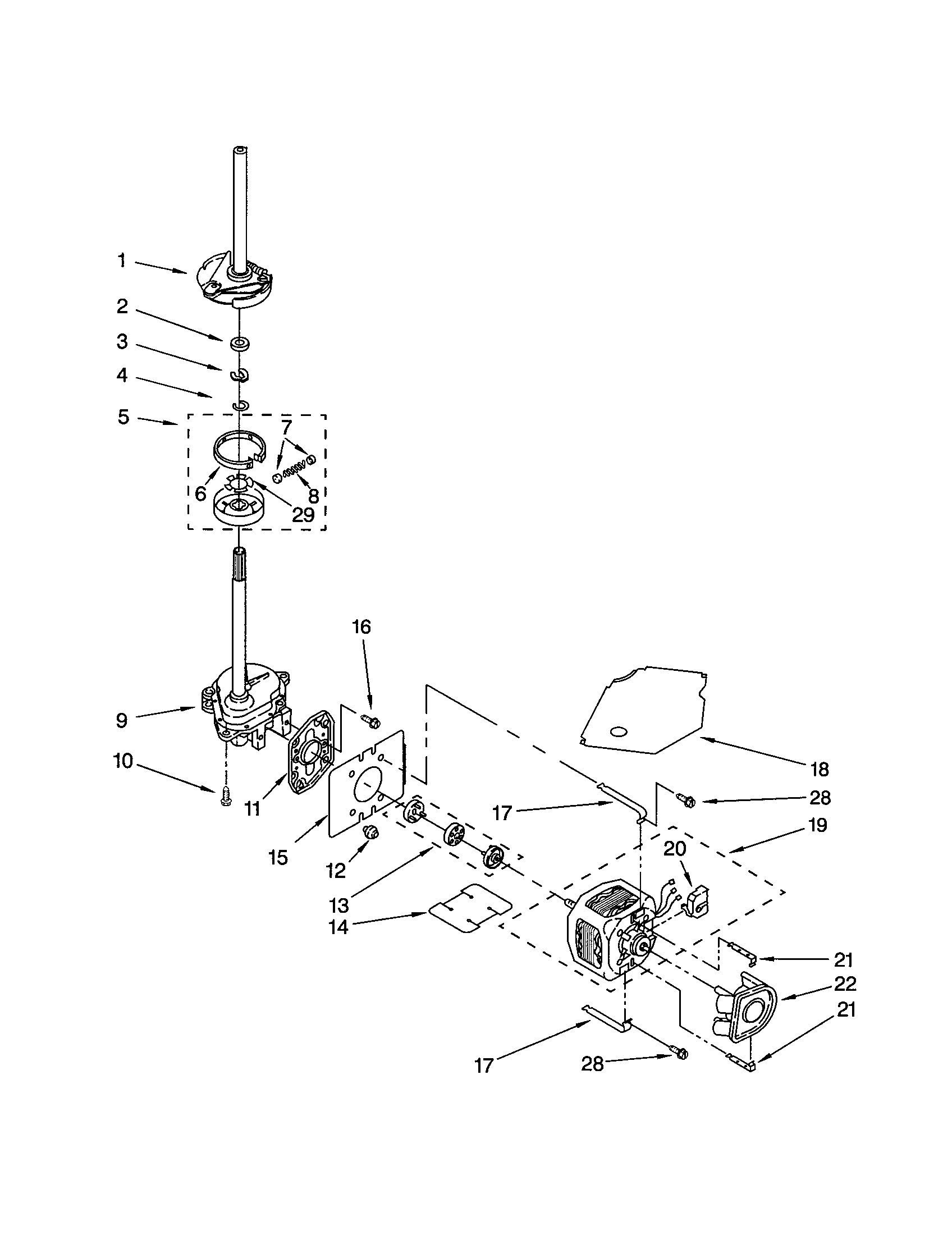 BRAKE/CLUTCH/GEARCASE/MOTOR/PUMP