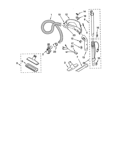 Hose and attachment