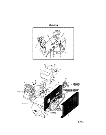 Air compressor diagram