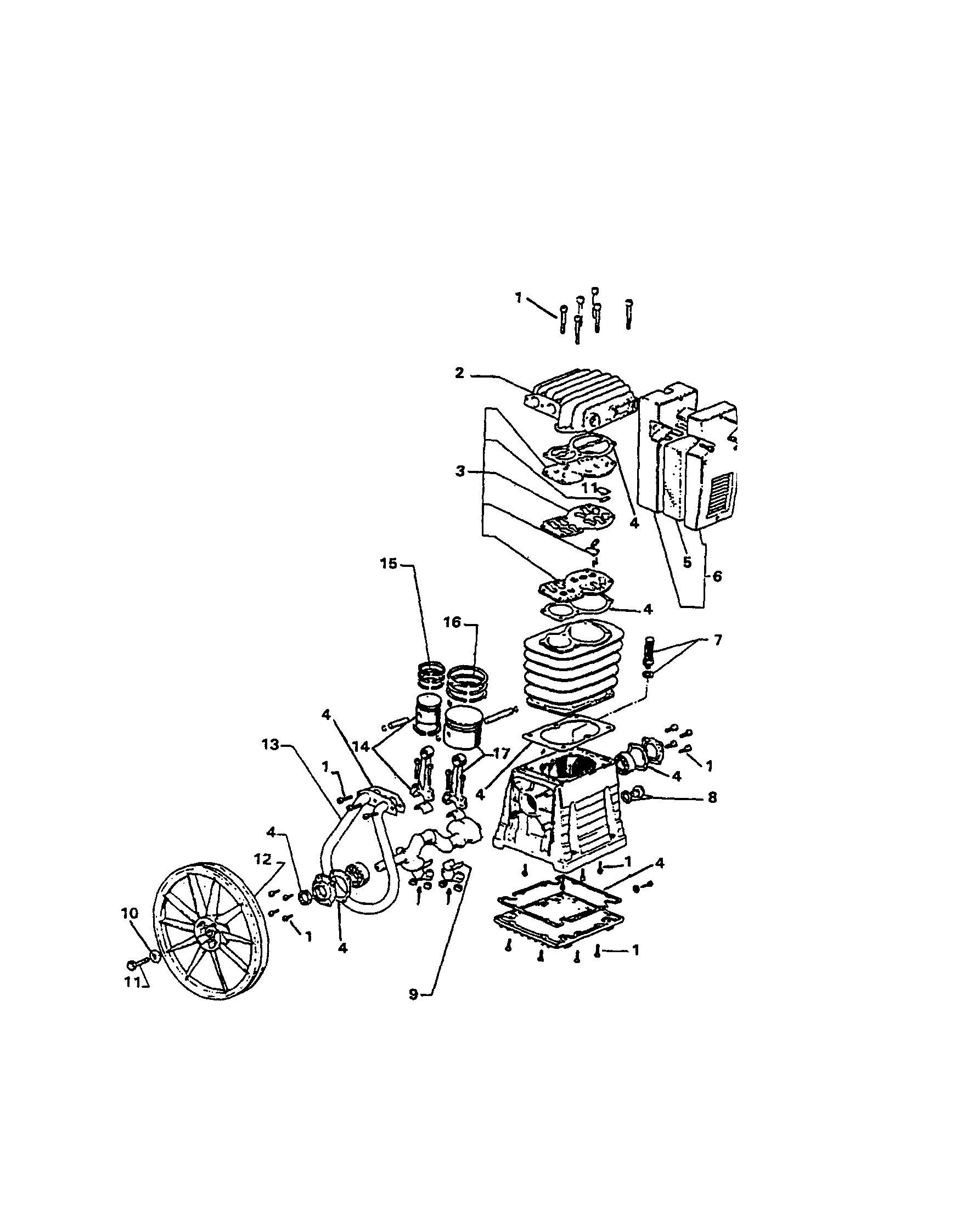 Compressor pump diagram