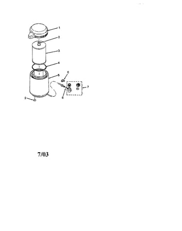 Countertop water filter