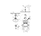 Frigidaire FDB421RFS5 motor and pump diagram