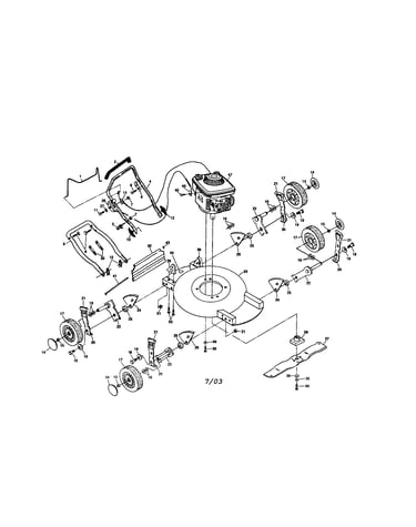 20" rotary mower