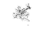 Craftsman 358351040 cover/chassis/chain/bar diagram