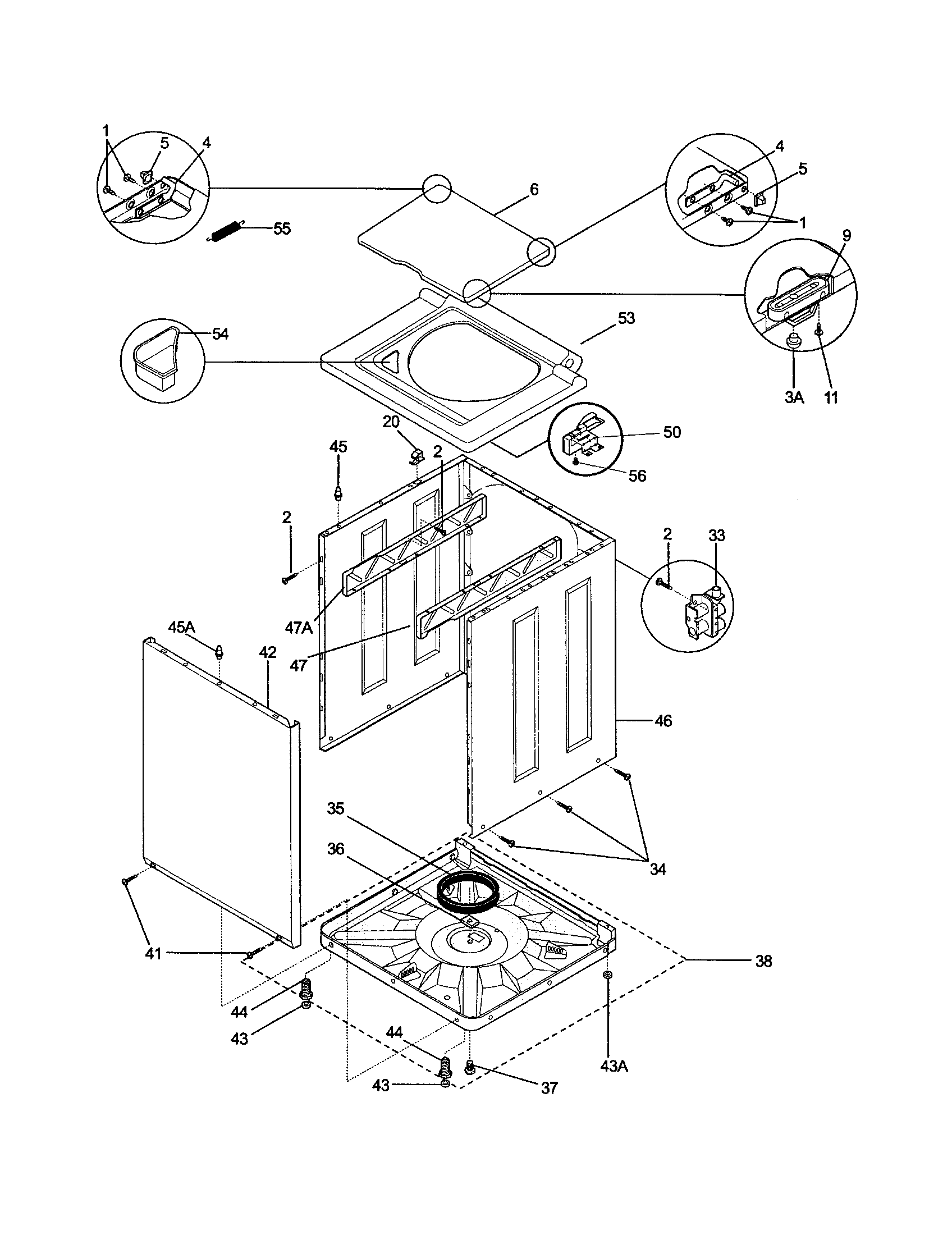 Lower cabinet/top