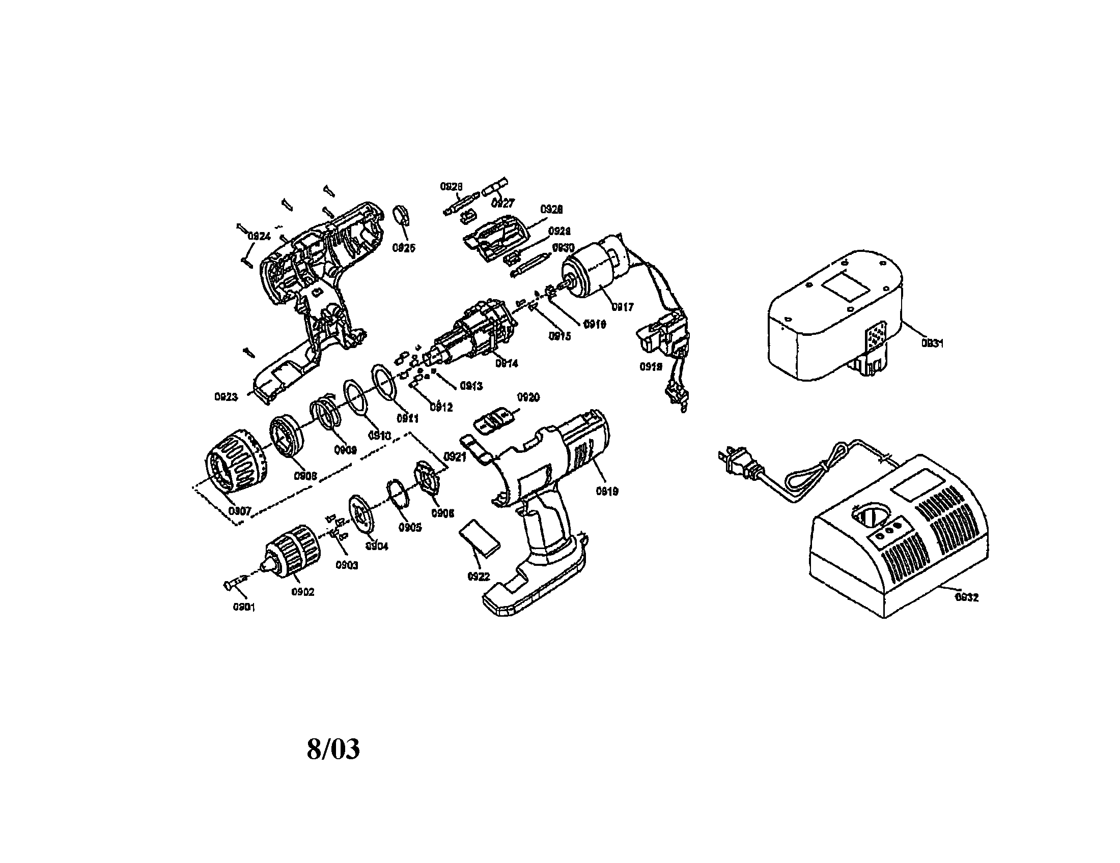 14.4 volt cordless drill