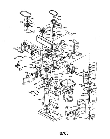 17" drill press
