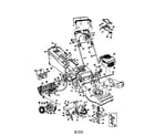 MTD TMO-374-0006 rotary lawn mower diagram