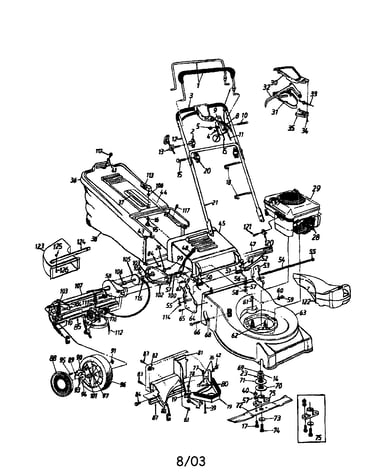 Rotary lawn mower