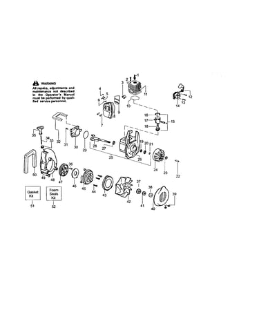 Crankcase/cylinder/crankshaft