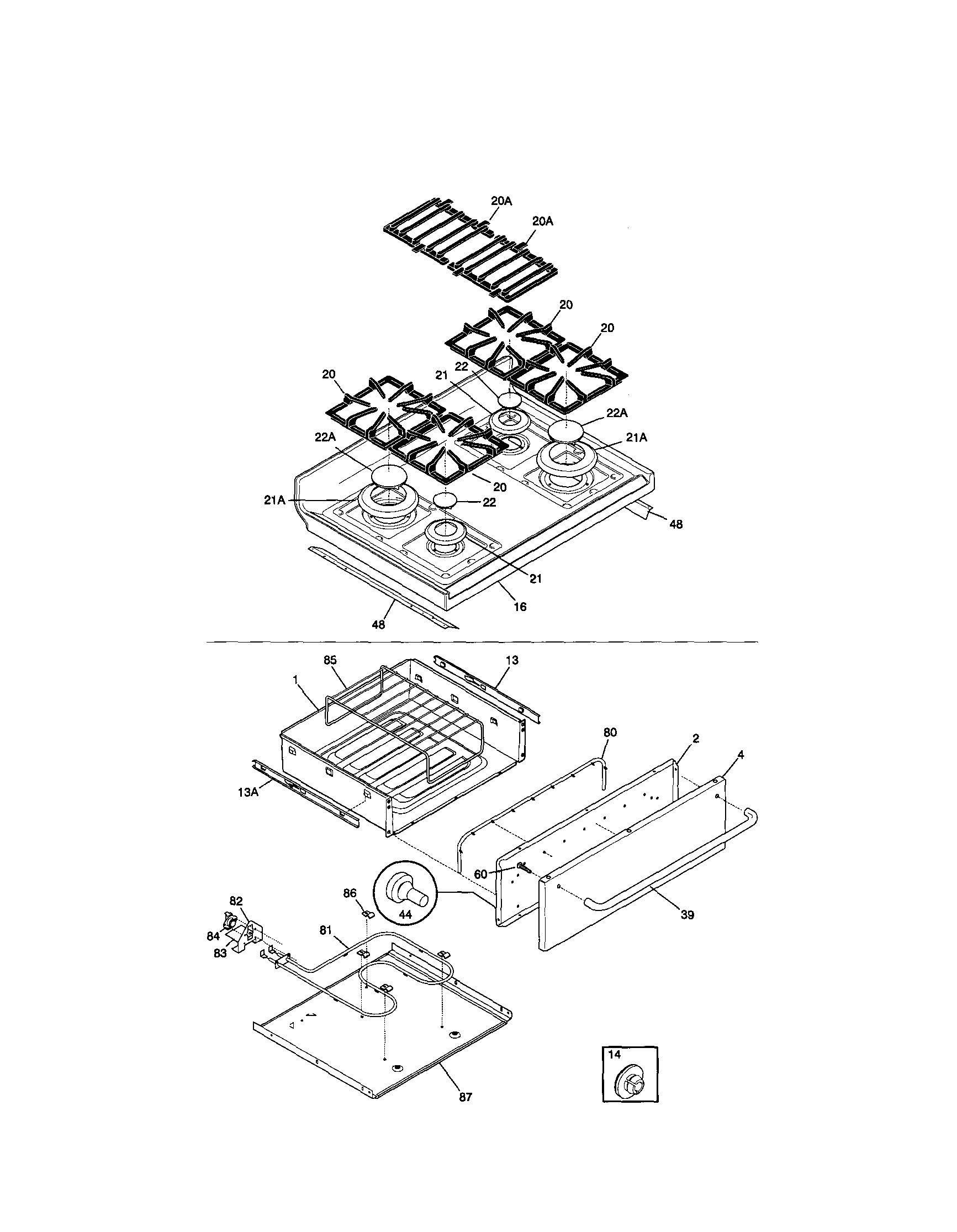 Top/drawer