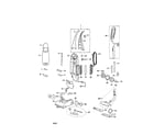 Bissell 3545-1 upright vac diagram