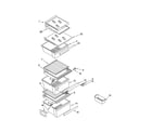 Kenmore 10651569104 refrigerator shelf diagram