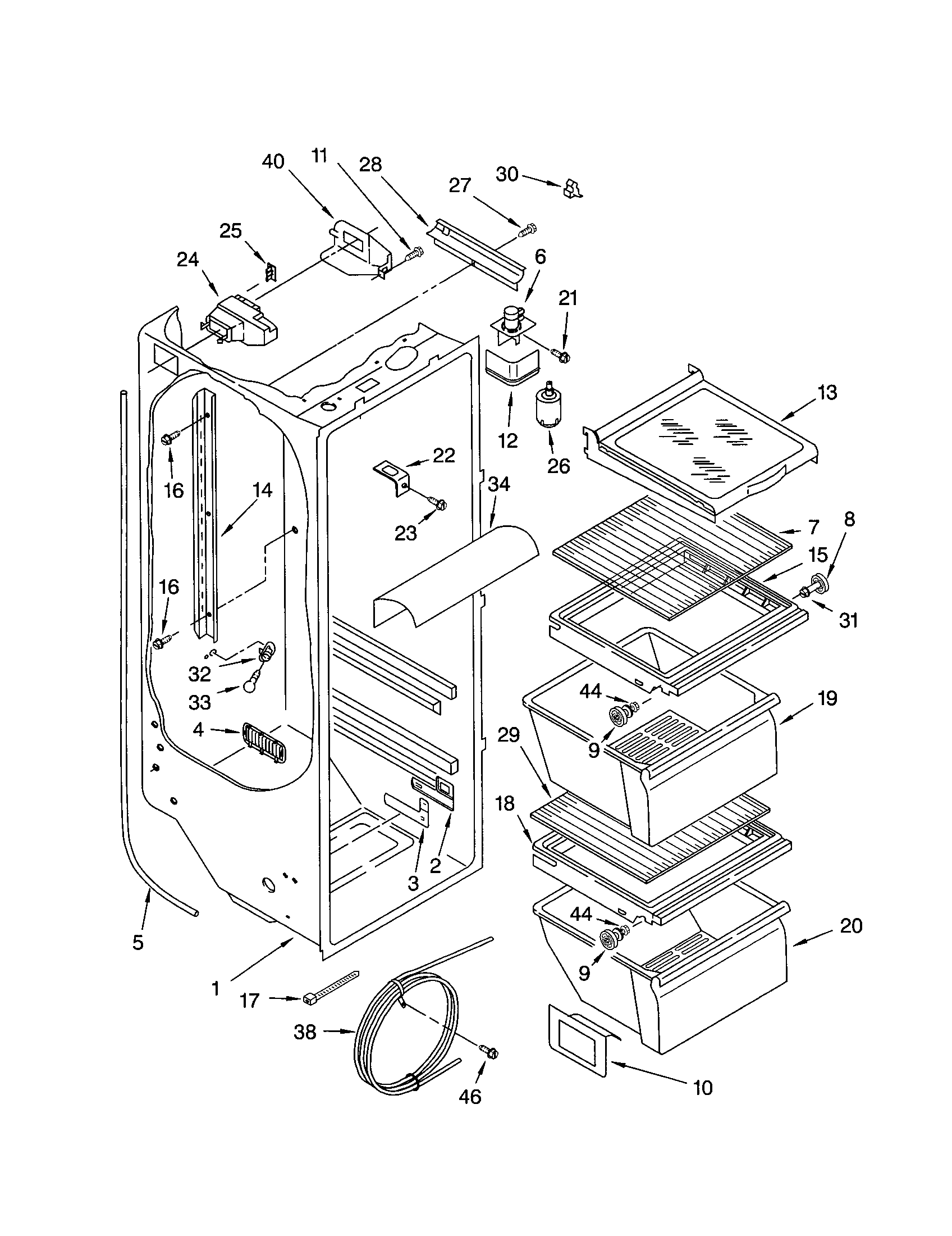 Refrigerator liner