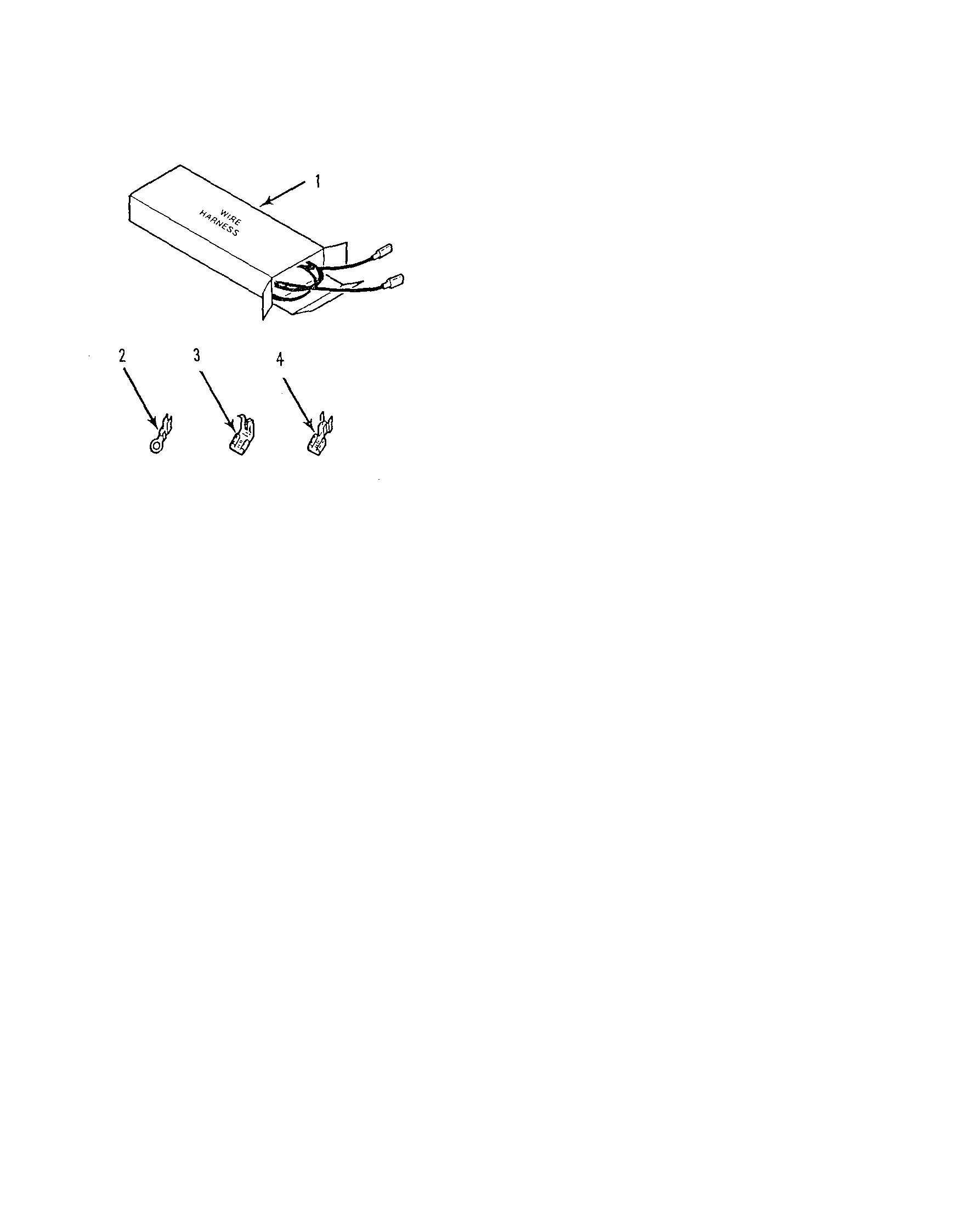 WIRE HARNESS AND COMPONENTS