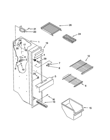 Freezer liner