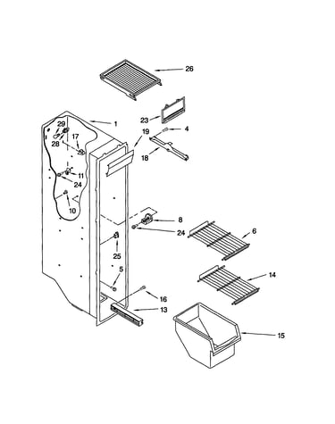 Freezer liner