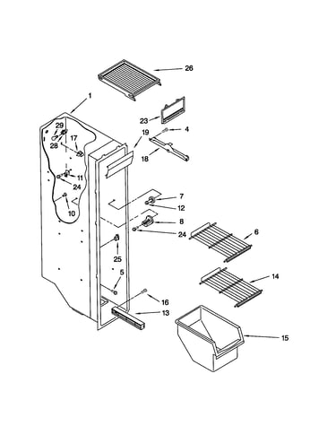 Freezer liner