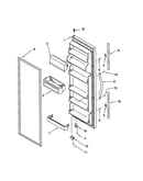 Refrigerator door