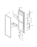 Refrigerator door