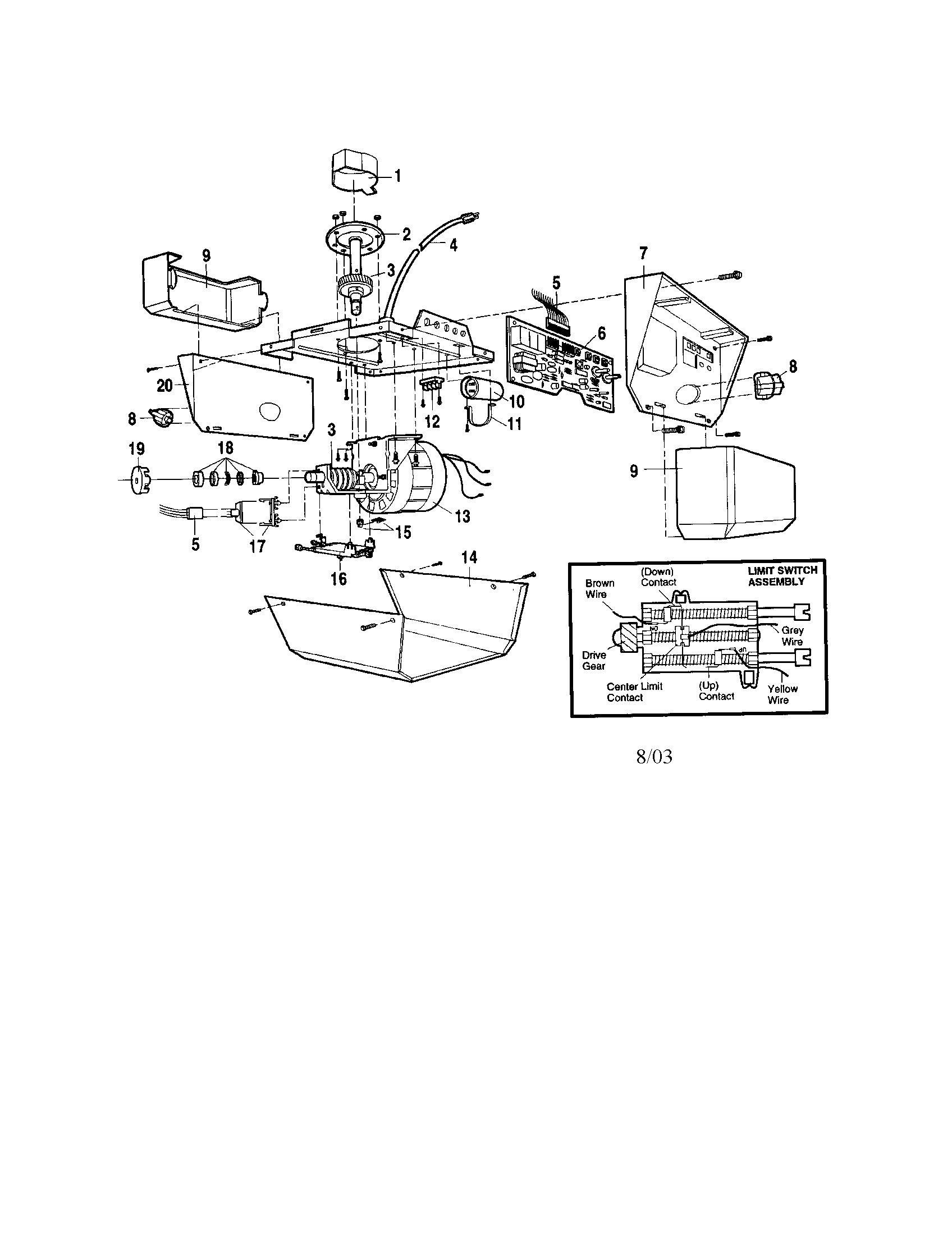 Motor unit assembly