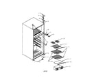 Kenmore 56461042100 ice cube trays/racks/drawers diagram