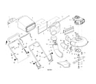 Craftsman 917374781 engine/housing/bag diagram