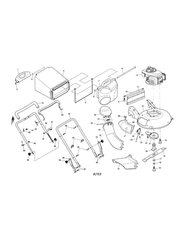 Engine/housing/bag