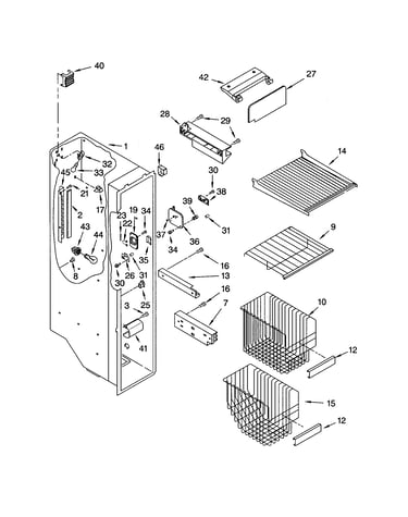 Freezer liner