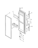 Refrigerator door