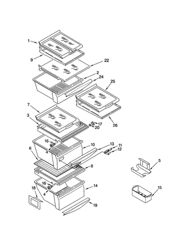 Refrigerator shelf