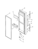 Refrigerator door