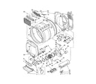 Kenmore 11094966300 dryer bulkhead diagram