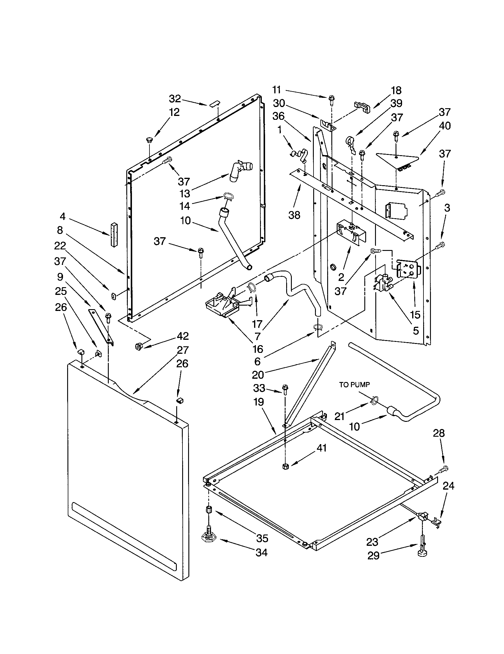 WASHER CABINET