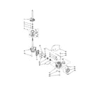 Kenmore 11094962300 brake/clutch/gearcase/motor/pump diagram