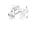 Bosch SHX33A06UC/14 (FD8211) door assembly diagram