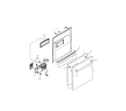 Bosch SHX56B02UC/14 (FD8211) door assembly diagram