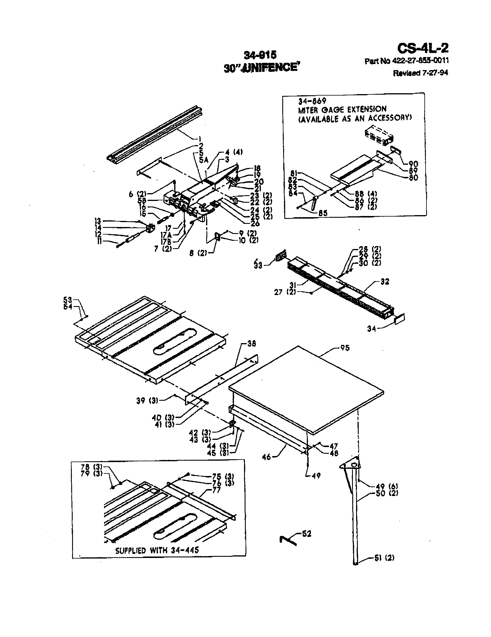 30" unifence - 34-915