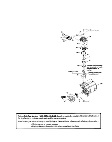 Air filter/head/motor/fan