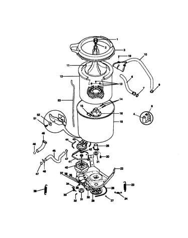 Motor/tub